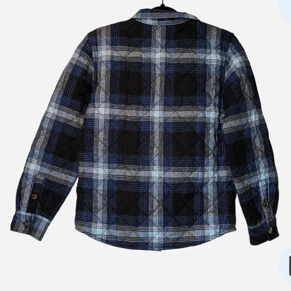 Sonoma Quilted Lined Plaid Shirt Jacket